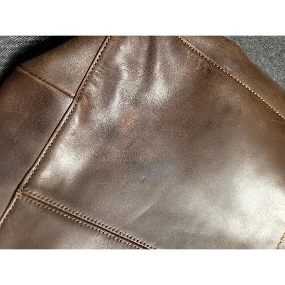 Coach Soft Dark Brown Leather 2 Way Chelsea Tote Bag Purse Crossbody F14015 - Picture 11 of 16